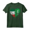Arabia Saudita Bandiera Italiana Cuore | Italia Saudi Flag Roots Maglietta - Orgoglio Italiano e Radici Arabia Saudita