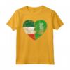 Arabia Saudita Bandiera Italiana Cuore | Italia Saudi Flag Roots Maglietta - Orgoglio Italiano e Radici Arabia Saudita