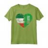 Arabia Saudita Bandiera Italiana Cuore | Italia Saudi Flag Roots Maglietta - Orgoglio Italiano e Radici Arabia Saudita