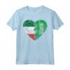 Arabia Saudita Bandiera Italiana Cuore | Italia Saudi Flag Roots Maglietta - Orgoglio Italiano e Radici Arabia Saudita