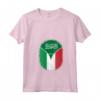 Donna Arabia Saudita Italia - Zipper Maglietta con Collo a V - Bandiera Mista Saudita Italiana - Regalo Unico per Appassionati di Cultura