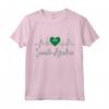 Arabia Saudita Battito Cardiaco ECG Pulse Maglietta con Bandiera e Radici - Mostra il Tuo Amore e Orgoglio per l'Arabia Saudita