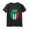 Arabia Saudita Italia Bandiera - Zipper Maglietta Unisex - Regalo Unico per Appassionati di Italia e Arabia Saudita