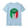 Arabia Saudita Italia Bandiera - Zipper Maglietta Unisex - Regalo Unico per Appassionati di Italia e Arabia Saudita