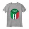 Arabia Saudita Italia Bandiera - Zipper Maglietta Unisex - Regalo Unico per Appassionati di Italia e Arabia Saudita