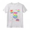 Bambino Pop It 5° Compleanno - Maglietta Fidget per Bambina Bimbo 5 Anni - Gioco Colorato e Divertente