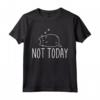 T-shirt «Not Today Crazy Cat» - Maglietta con Gatto Divertente e Carina - Ideale per Compleanni e Vacanze