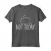 T-shirt «Not Today Crazy Cat» - Maglietta con Gatto Divertente e Carina - Ideale per Compleanni e Vacanze