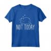 T-shirt «Not Today Crazy Cat» - Maglietta con Gatto Divertente e Carina - Ideale per Compleanni e Vacanze