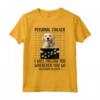 Divertente Personal Stalker Golden Retriever - Camicia Cane Regali Maglietta per Amanti dei Golden Retriever - Ideale come Regalo per Veterinari e Proprietari