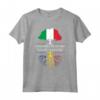 Italiano Coltivato con Radici Rumene - Romania Maglietta Patriottica per Feste e Eventi - Souvenir Personalizzato di Bucarest e Altre Città