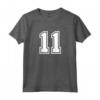 Regalo Sportivo Numero 11 Maglia della Squadra - Maglietta Personalizzata per Veri Appassionati di Sport