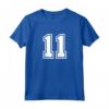 Regalo Sportivo Numero 11 Maglia della Squadra - Maglietta Personalizzata per Veri Appassionati di Sport
