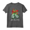 Natale Gin-Gle Bells Gin Lovers dicendo Maglietta - Idea Regalo Divertente per Amanti del Gin durante le Feste