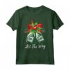 Natale Gin-Gle Bells Gin Lovers dicendo Maglietta - Idea Regalo Divertente per Amanti del Gin durante le Feste