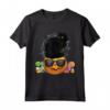 Gatto di Halloween - Spooky Maglietta Donna Uomo Gatto Nero - Ideale per Amanti dei Gatti e Feste a Tema
