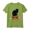 Gatto di Halloween - Spooky Maglietta Donna Uomo Gatto Nero - Ideale per Amanti dei Gatti e Feste a Tema