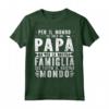 Festa Del Papa Nostro Mondo - Per il Padre Maglietta - Ideale come Regalo per la Festa del Papà