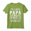 Festa Del Papa Nostro Mondo - Per il Padre Maglietta - Ideale come Regalo per la Festa del Papà