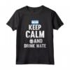 Divertente Camicia Argentina - Keep Calm & Drink Mate Flag Regali Maglietta - Ideale per gli Amanti dell'Argentina e del Mate
