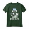 Divertente Camicia Argentina - Keep Calm & Drink Mate Flag Regali Maglietta - Ideale per gli Amanti dell'Argentina e del Mate