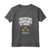 Argentina Campeones del Mundo 2022 - Canotta da Calcio per tifosi dell'Argentina e di Messi - Maglia Campioni del Mondo 2022