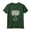 Argentina Campeones del Mundo 2022 - Canotta da Calcio per tifosi dell'Argentina e di Messi - Maglia Campioni del Mondo 2022