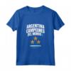 Argentina Campeones del Mundo 2022 - Canotta da Calcio per tifosi dell'Argentina e di Messi - Maglia Campioni del Mondo 2022