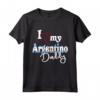 Argentina Bandiera Amore - Il mio Argentino Papà Camiseta - Maglietta per Figli e Figlie - Regalo per Papà Argentino