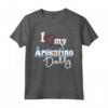 Argentina Bandiera Amore - Il mio Argentino Papà Camiseta - Maglietta per Figli e Figlie - Regalo per Papà Argentino