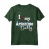Argentina Bandiera Amore - Il mio Argentino Papà Camiseta - Maglietta per Figli e Figlie - Regalo per Papà Argentino