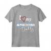 Argentina Bandiera Amore - Il mio Argentino Papà Camiseta - Maglietta per Figli e Figlie - Regalo per Papà Argentino
