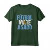 Fútbol Mate Asado - Slang Argentino Argentina Maglietta - Ideale per gli Appassionati della Cultura Argentina