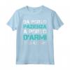 Magliette Uomo Manica Corta Da Porto Pazienza A Porto D'armi - Frasi Divertenti e Originali - Idea Regalo Compleanno Uomo - Marca HapTiger