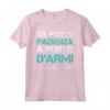 Magliette Uomo Manica Corta Da Porto Pazienza A Porto D'armi - Frasi Divertenti e Originali - Idea Regalo Compleanno Uomo - Marca HapTiger