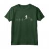 Heartbeat Heartline ECG Escursionismo in Montagna Design Maglietta - Il Mio Cuore Batte per l'Escursionismo - Regalo per Amanti della Natura e Campeggiatori