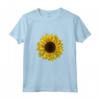 Camicia Grafica Girasole da Donna - T-shirt Estiva Casual con Stampa Fiore - Regalo Unico per Compleanni e Ringraziamento
