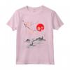 Camicia Vintage Cherry Blossom Sakura - Arte Giapponese - Regalo per Amanti della Cultura - Stile Sumi-e