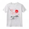 Camicia Vintage Cherry Blossom Sakura - Arte Giapponese - Regalo per Amanti della Cultura - Stile Sumi-e