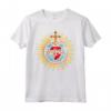 Sacro Cuore di Gesù - Arte Cattolica Messa Tradizionale Latina Maglietta - Regalo Cattolico per Occasioni Speciali