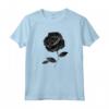 Bella Rosa Nera Fiore Rosa Maglietta - Design Floreale Gotico Unisex - Regalo Romantico per San Valentino e Matrimoni