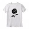 Bella Rosa Nera Fiore Rosa Maglietta - Design Floreale Gotico Unisex - Regalo Romantico per San Valentino e Matrimoni