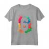 6° Compleanno Vernice Schizza T-shirt per Bambini - Compleanno 6 Anni - Regalo Divertente Colorato per Figli e Nipoti