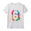 6° Compleanno Vernice Schizza T-shirt per Bambini - Compleanno 6 Anni - Regalo Divertente Colorato per Figli e Nipoti