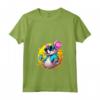 Donna Accogliente Critter Comfort - Maglietta Arte Cozy con Collo a V - Regalo Universale e Memorabile