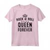 Divertente Regalo da Concerto Rock N Roll Queen - Maglietta per Donne e Ragazze - Ideale per Compleanno, Natale o Festa della Mamma