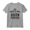 Divertente Regalo da Concerto Rock N Roll Queen - Maglietta per Donne e Ragazze - Ideale per Compleanno, Natale o Festa della Mamma