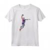Giocatore di Basket Slam Dunk Rosso Frattale - Maglietta Arte Astratta Sport - Regalo Unico per Natale o Compleanno