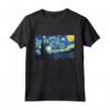 La notte stellata Tee Shirts - Cool Vincent Van Gogh Pittore Maglietta - Maglietta Unica per Regalare o Come Ricordo - Design Chic e alla Moda