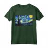 La notte stellata Tee Shirts - Cool Vincent Van Gogh Pittore Maglietta - Maglietta Unica per Regalare o Come Ricordo - Design Chic e alla Moda